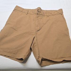 Old Navy Men's Flat Front Tan Shorts
